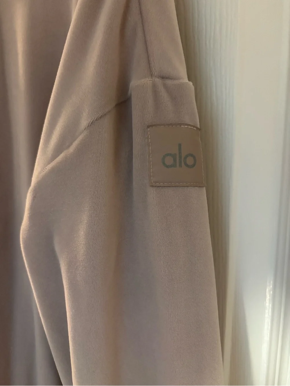ALO Yoga Velour Full Zip Hoodie